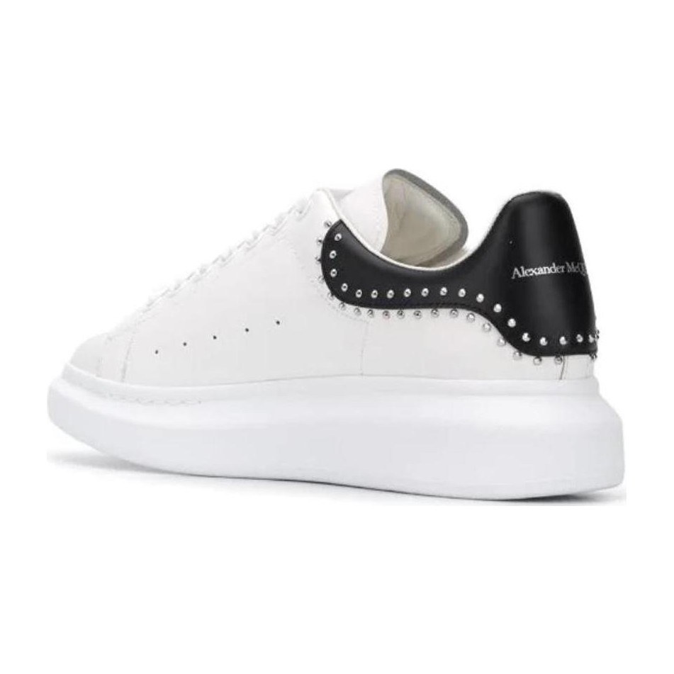 Alexander McQueen Oversized Sneaker Studded Black Heel