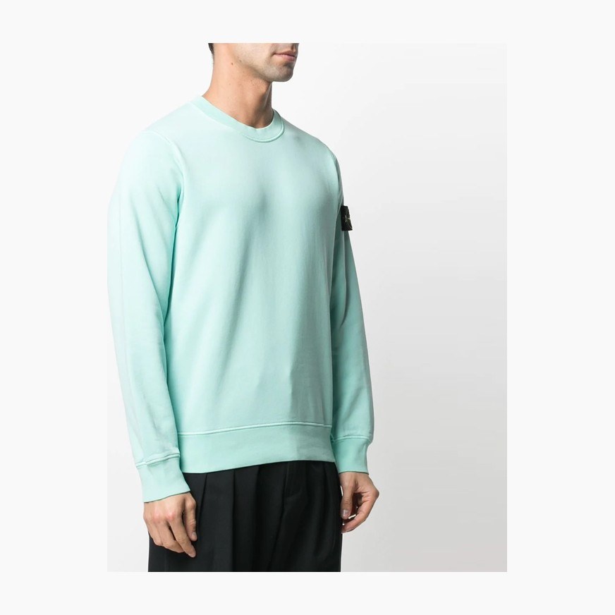 Stone Island SS21 Crewneck Sweatshirt Blue