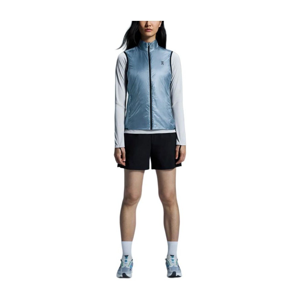 On Weather Vest Light Grey Blue