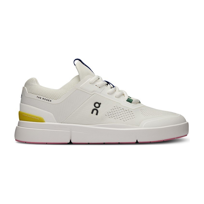 On x Federer Low White Yellow