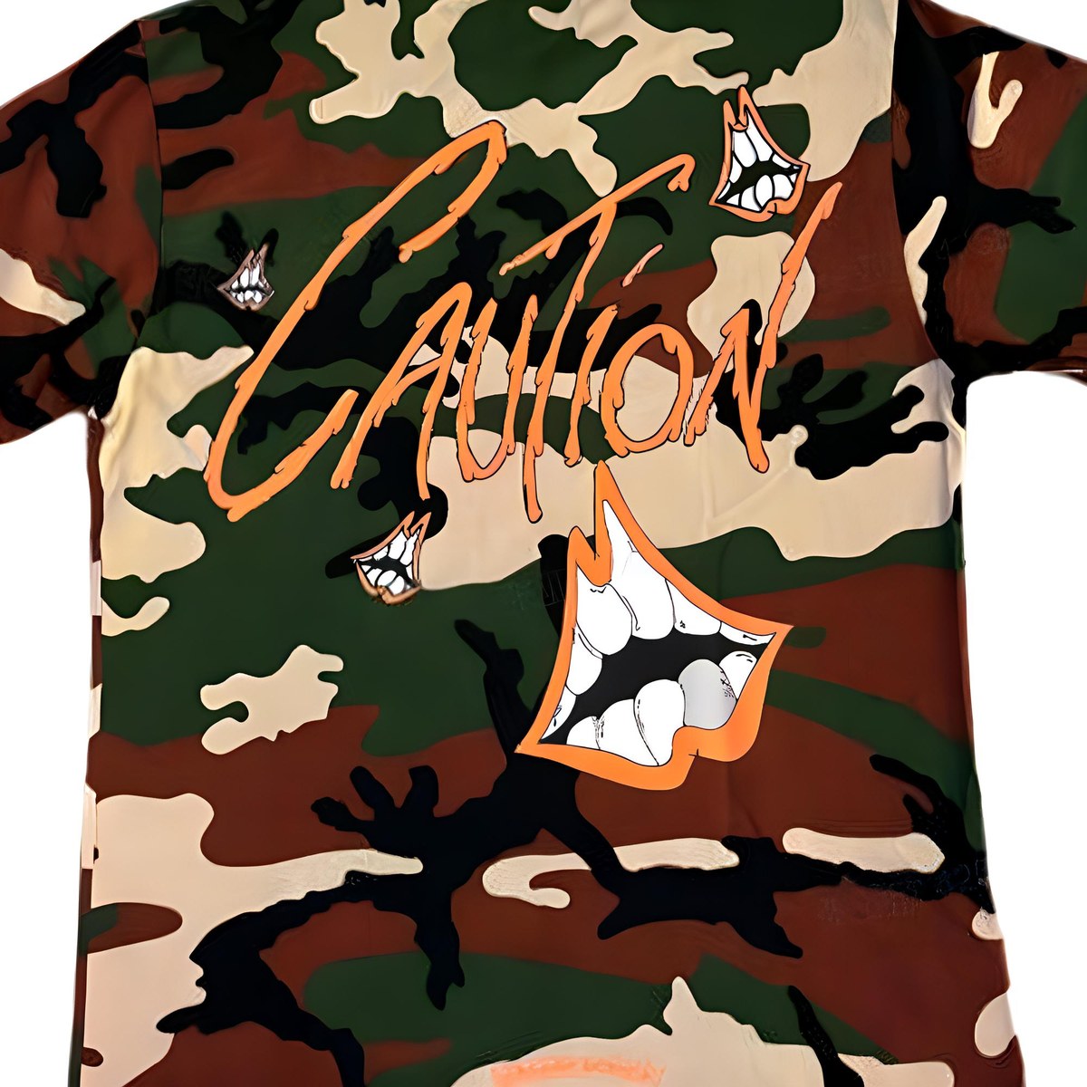Chrome Hearts Camo Print T-Shirt