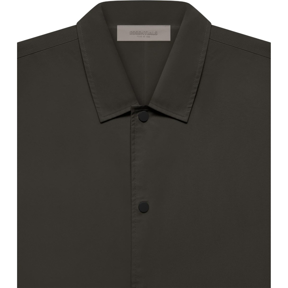 Fear of God Essentials Long Coat Off Black