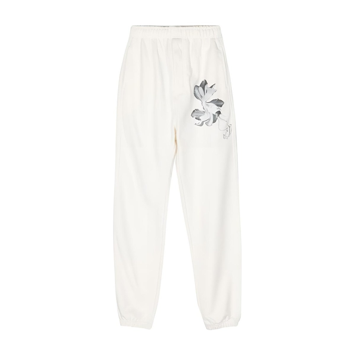 Y-3 adidas Elastic Waist Loose Pants White