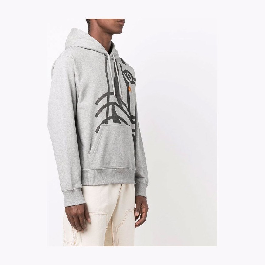 KENZO Logo Hoodie Grey