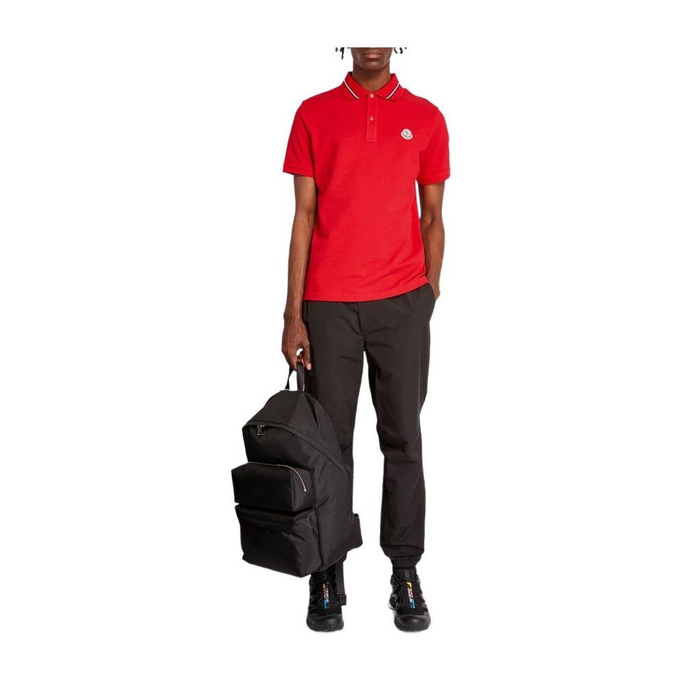 Moncler Polo Shirt Red