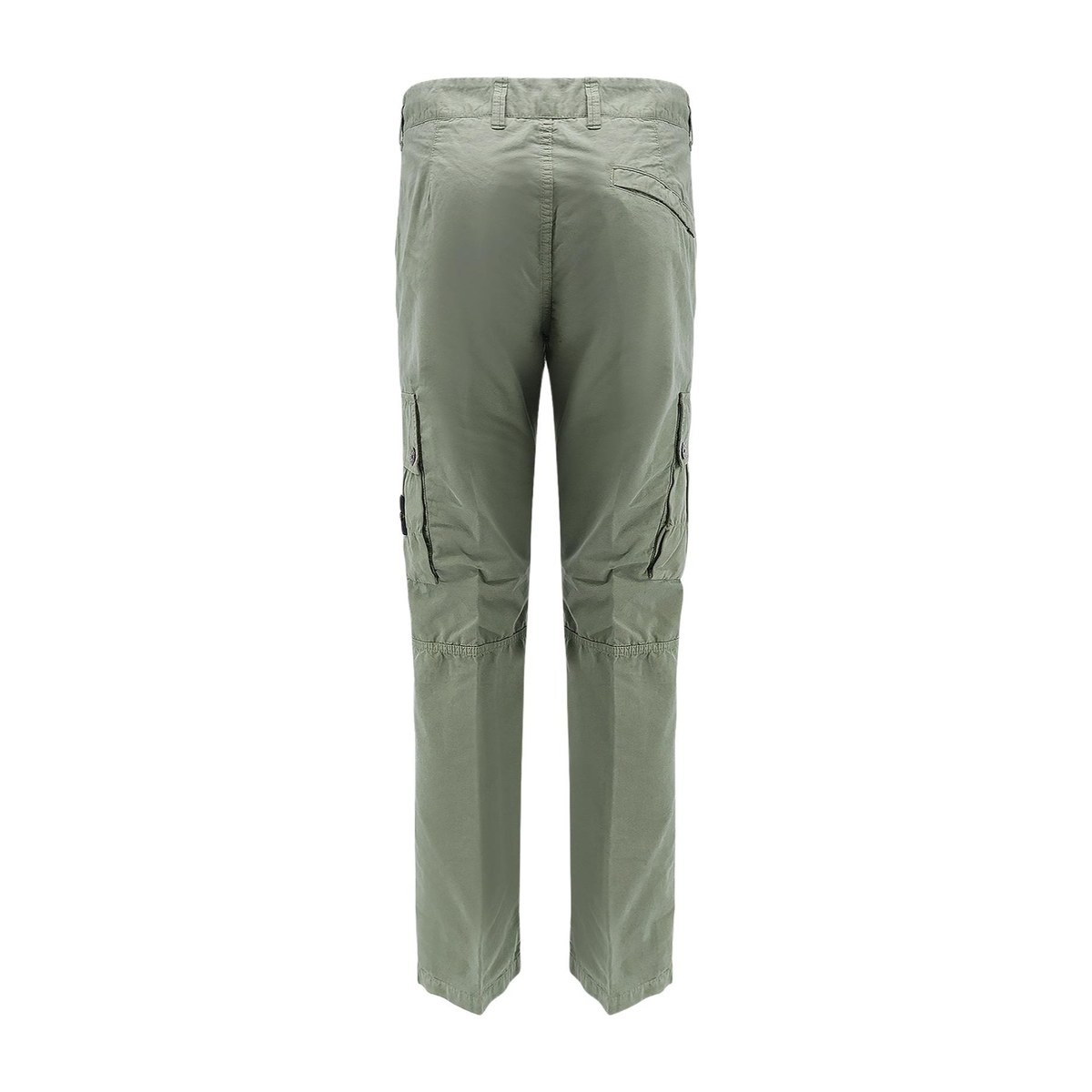 Stone Island Logo Badge Cargo Pants Light Green