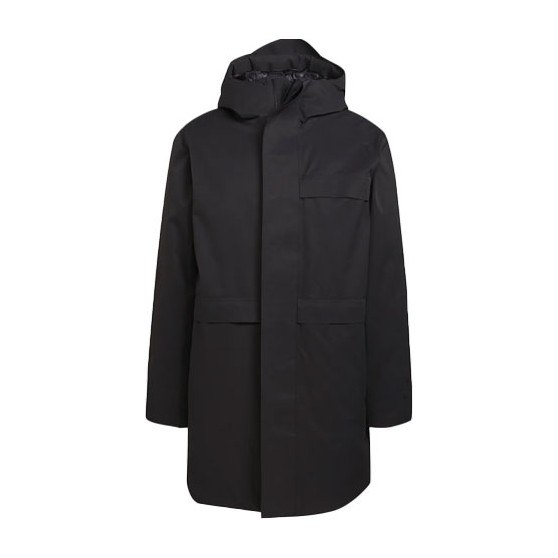 Y-3 Zip Windproof Down Jacket Black
