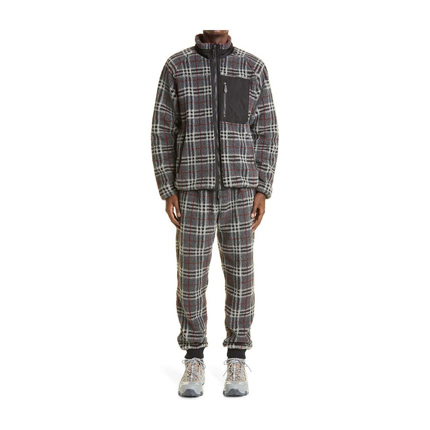 Burberry Check Fleece Jacket