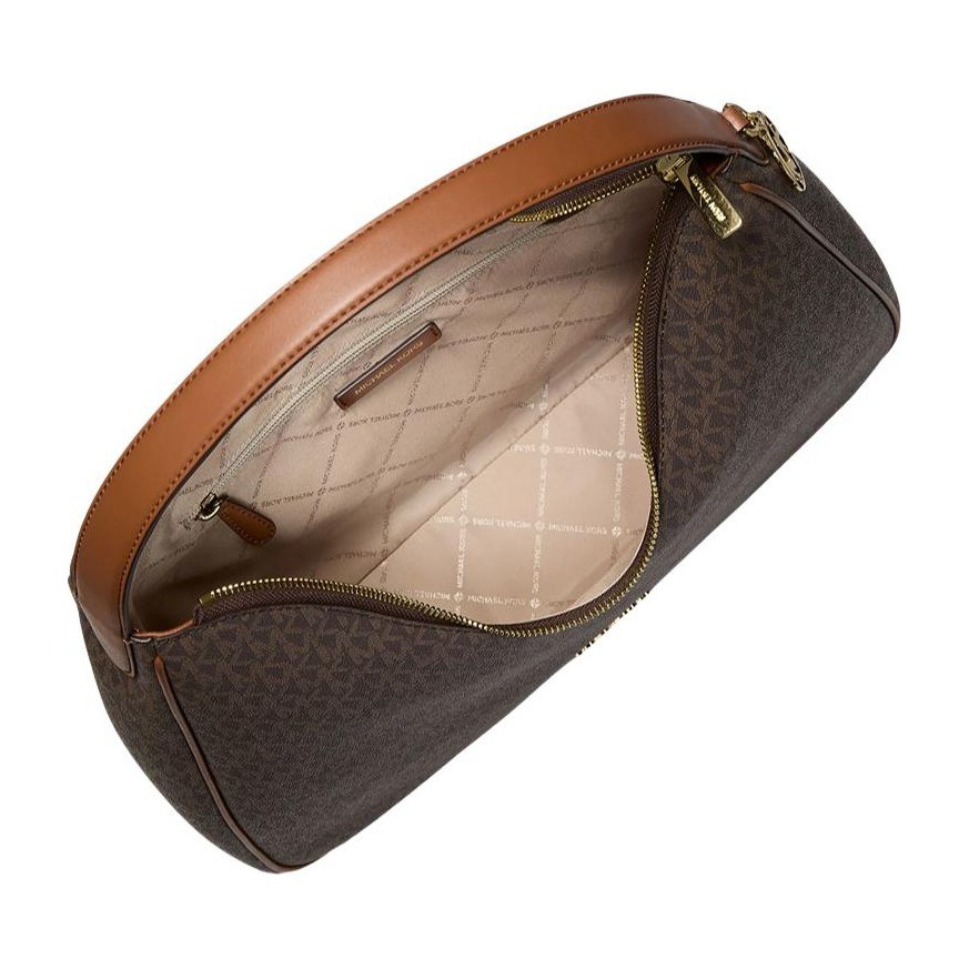 MICHAEL KORS MK Nayla Hobo Bag Medium Brown