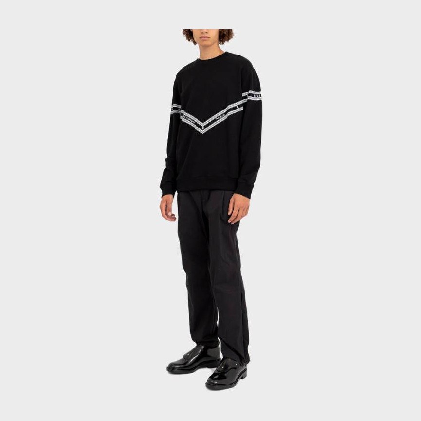 Givenchy Chain Letter Print Sweatshirt