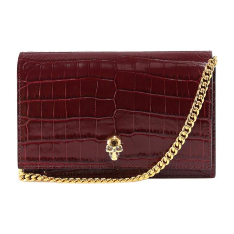 Alexander McQueen Chain Shoulder Bag Red