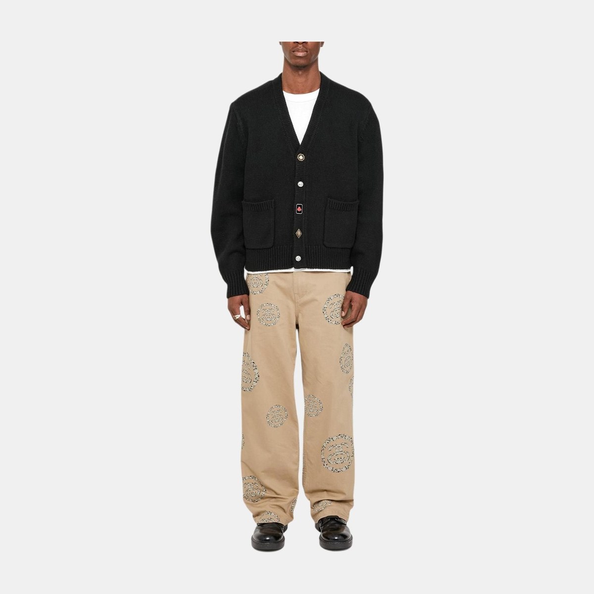 Stussy x Denim Tears SS25 Sweater Black