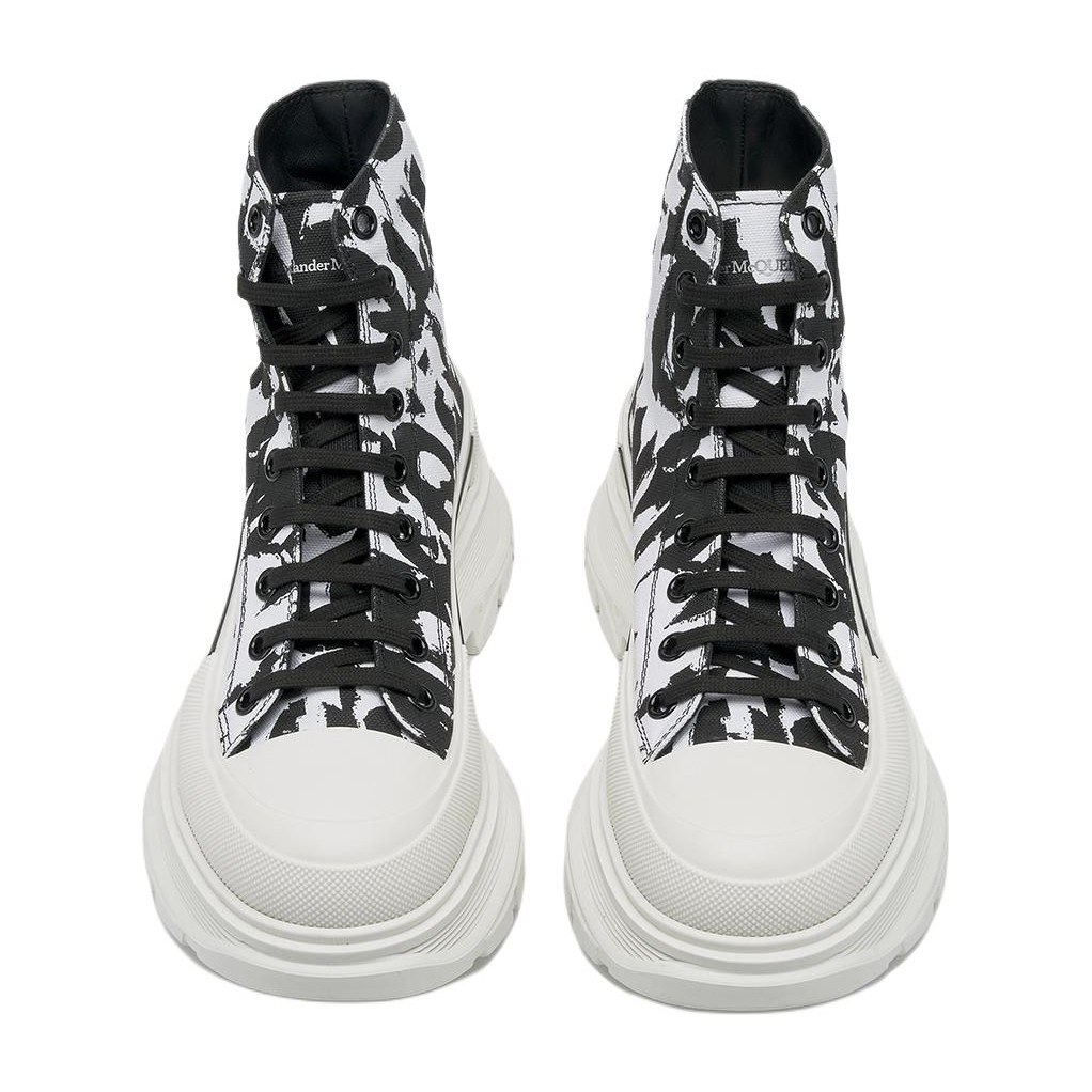 Alexander McQueen Tread Slick Graffiti White