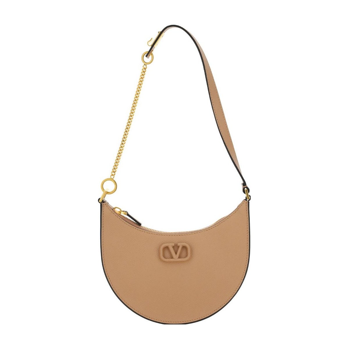 Valentino Vlogo Signature Hobo Bag Cinnamon Pink
