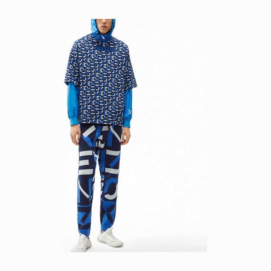 KENZO SS21 Sport Monogram Blue