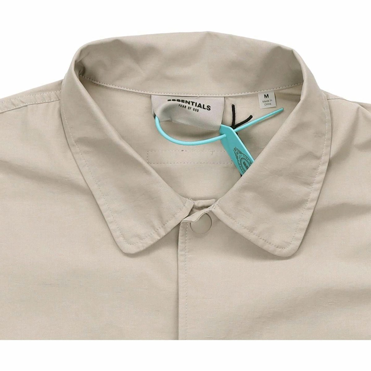 Fear of God Essentials SS21 Coaches Jacket Goat Moss