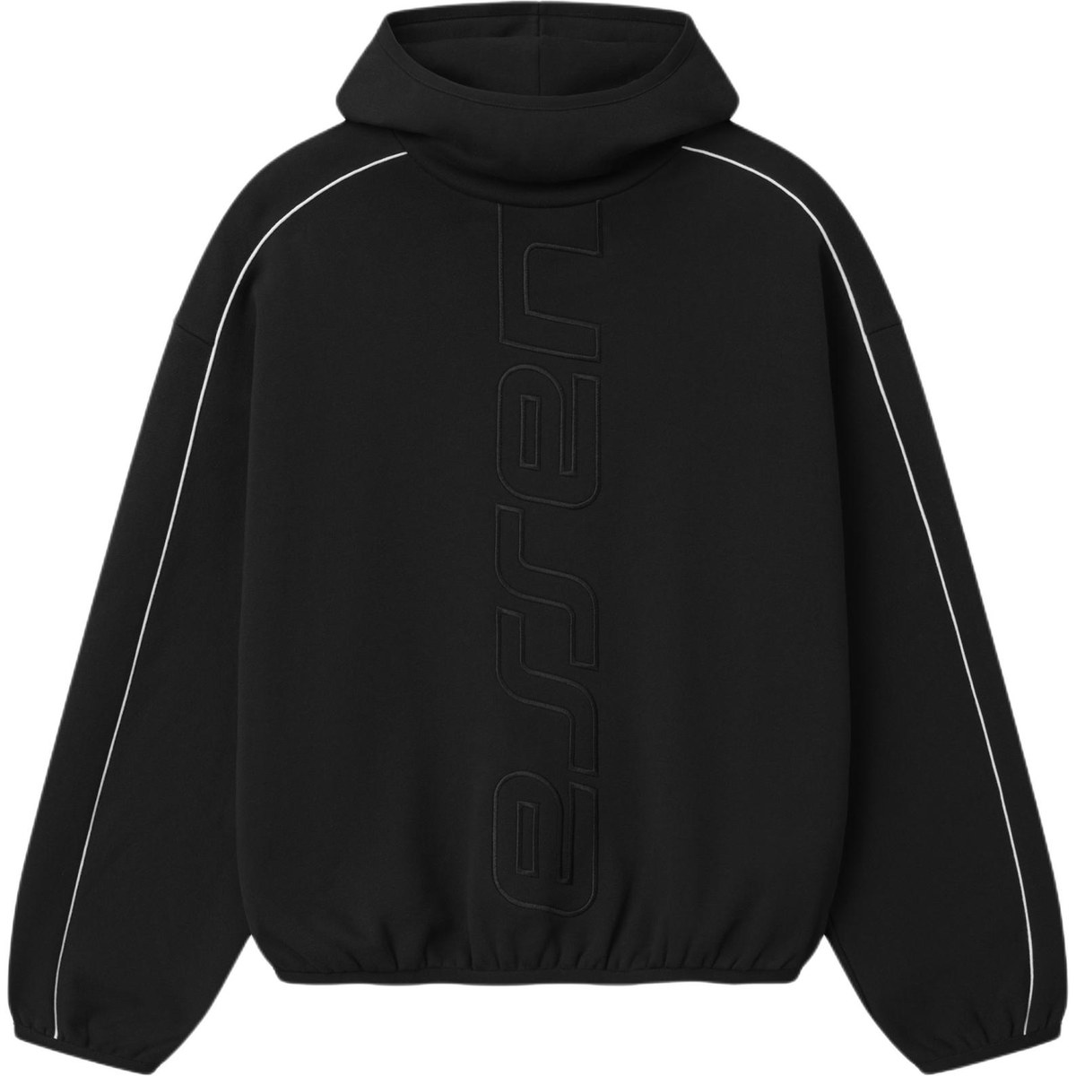 Essentials ACTIVE TRACE MODERN FLEECE HOODIE VINTAGE BLACK