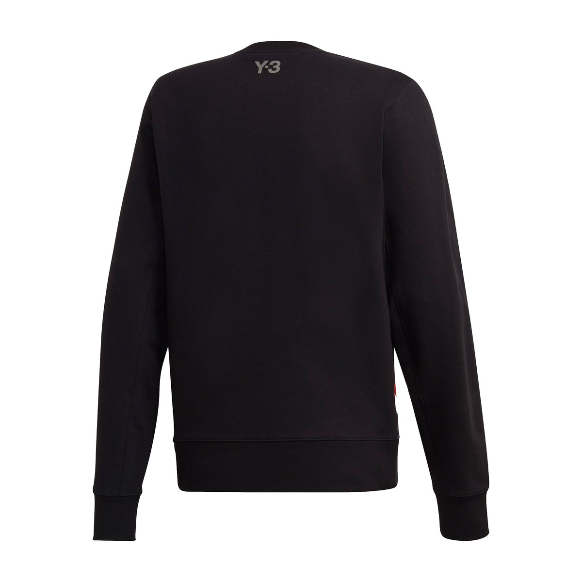 Y-3 Logo Long Sleeve Pullover Black