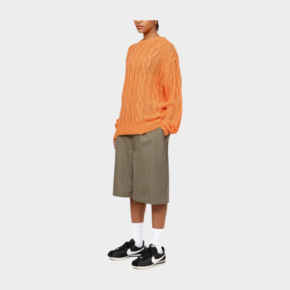 Stussy Cable Loose Knit Sweater