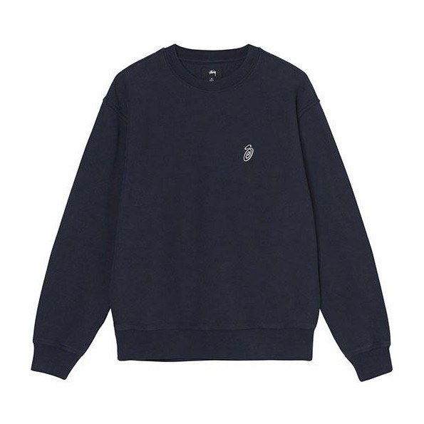 Stussy Swirl Embroidered Crew