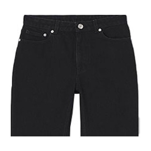 Burberry SS21 Logo Straight Jeans Black