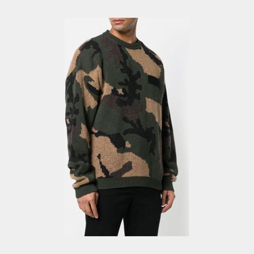 OFF-WHITE SS19 Camo Sweater
