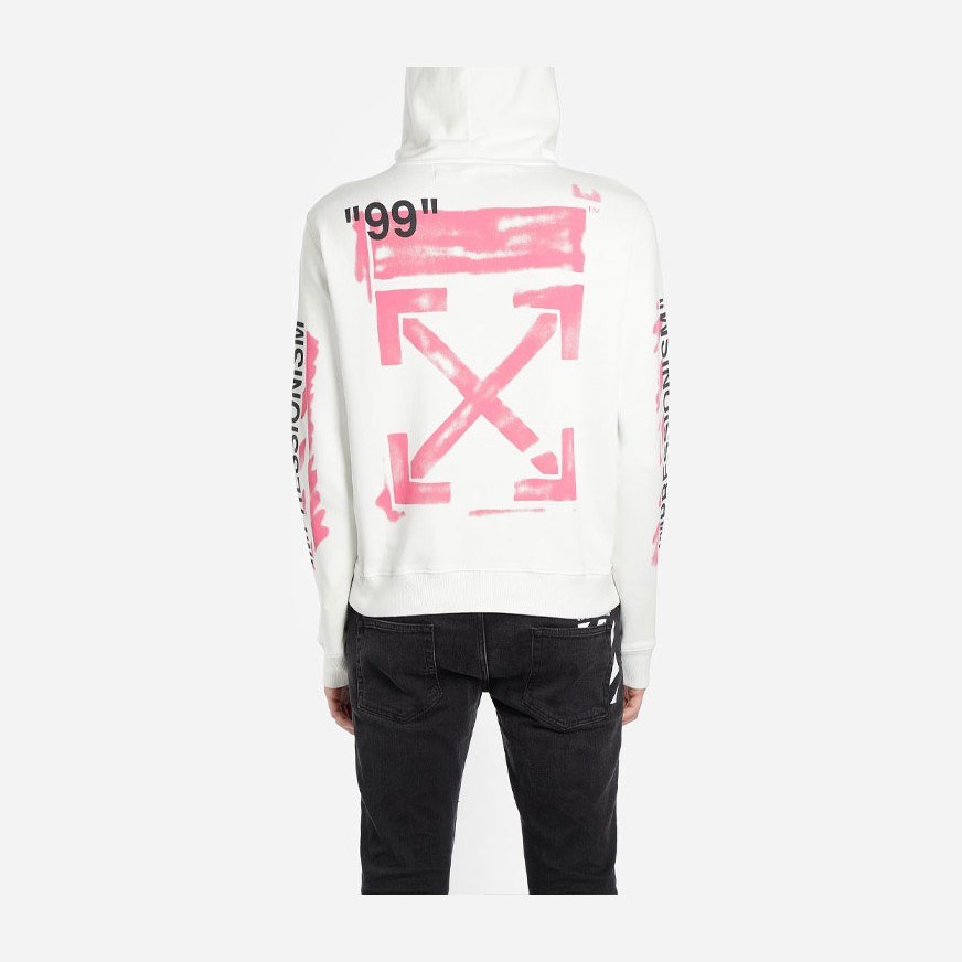 OFF-WHITE SS19 Hoodie White