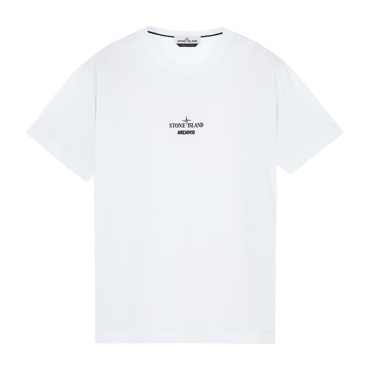 Stone Island SS22 Logo Tee White