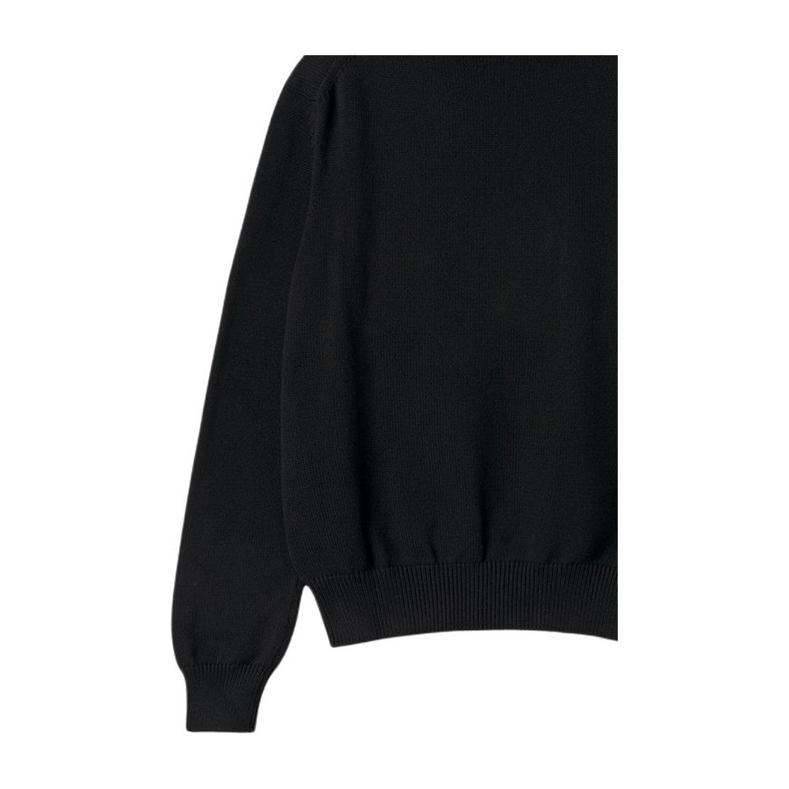 Alexander McQueen Embroidered Logo Sweater Black