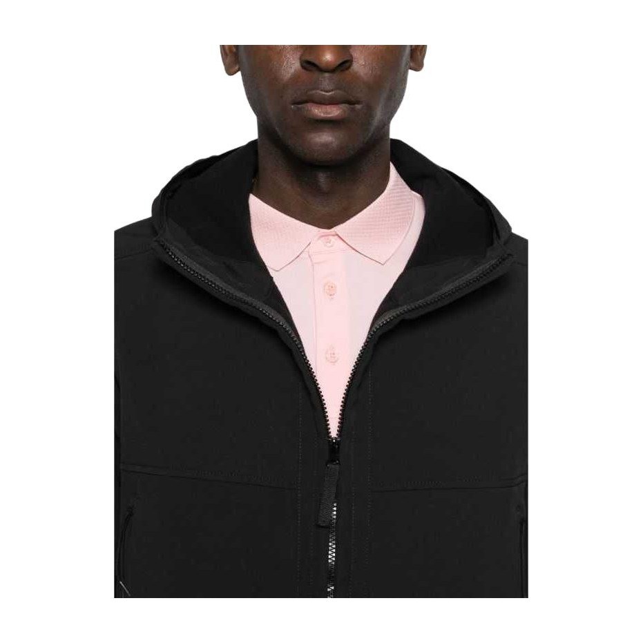 Stone Island Soft-Shell Jacket Black