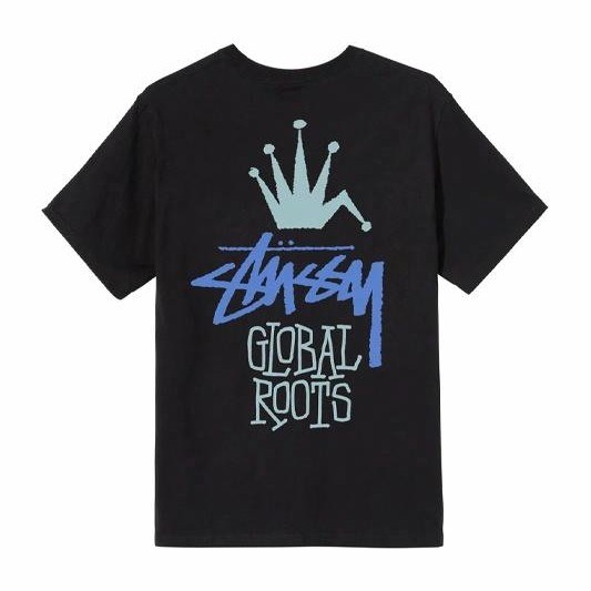 Stussy Global Roots Tee logoT