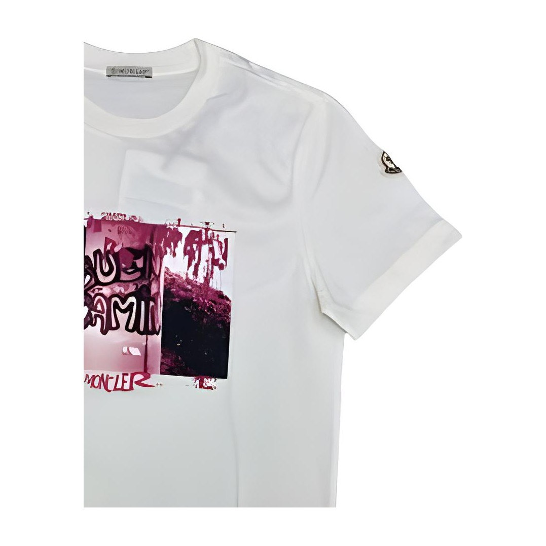 Moncler Graffiti Print T-Shirt