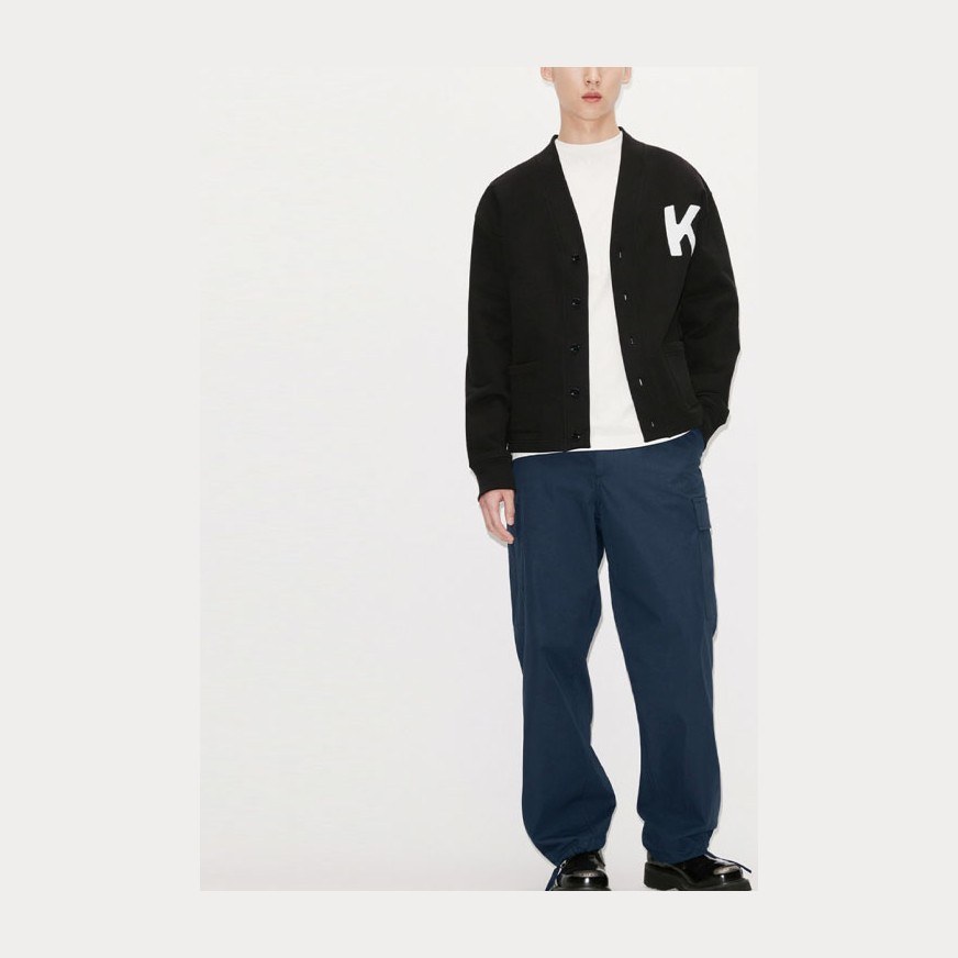 KENZO SS23 Black Elephant Cardigan
