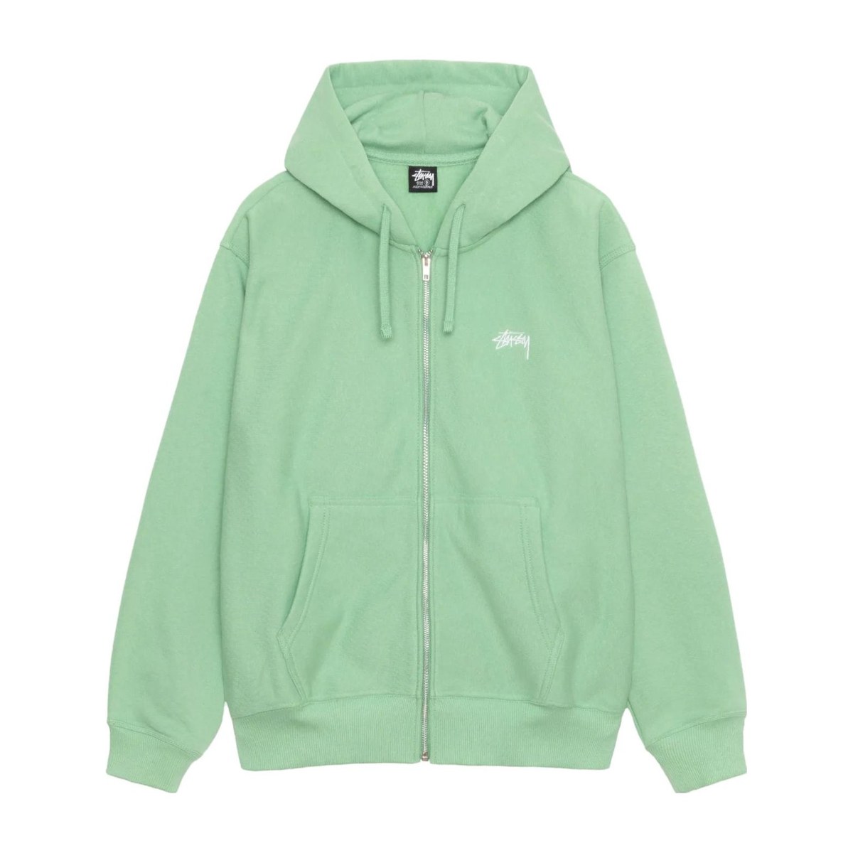Stussy Stock Logo Zip Hoodie