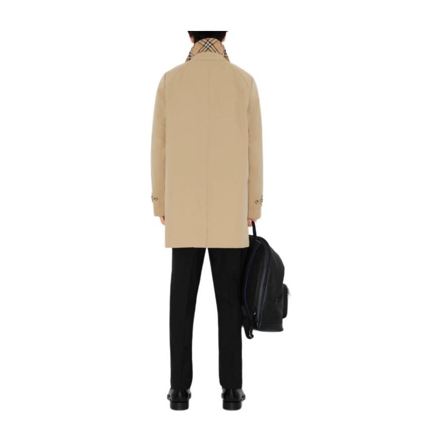 Burberry Single-Breasted Trench Coat Beige