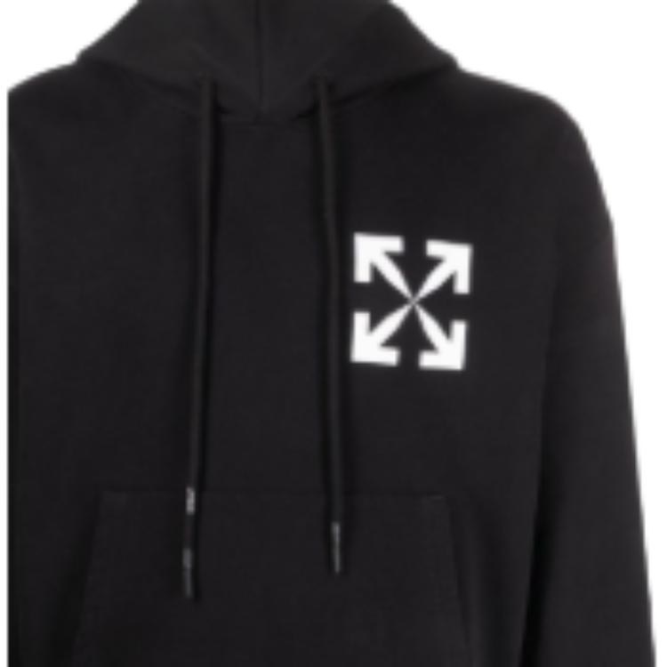OFF-WHITE SS22 Logo Arrow Cotton Hoodie