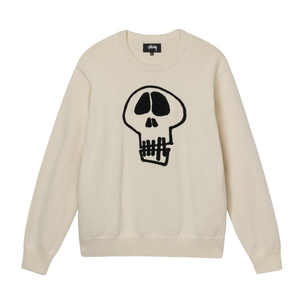 Stussy FW22 Skull Print Sweater