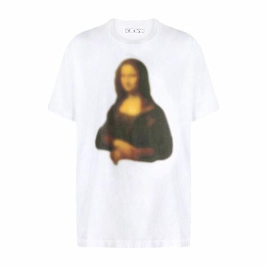 OFF-WHITE Mona Lisa SS21 T-Shirt White