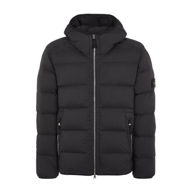 Stone Island SS23 Quilted Down Jacket Black
