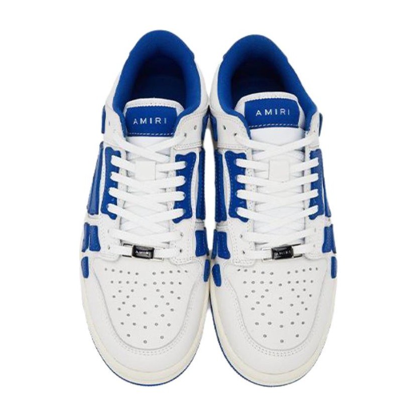 AMIRI Skel-Top White Blue