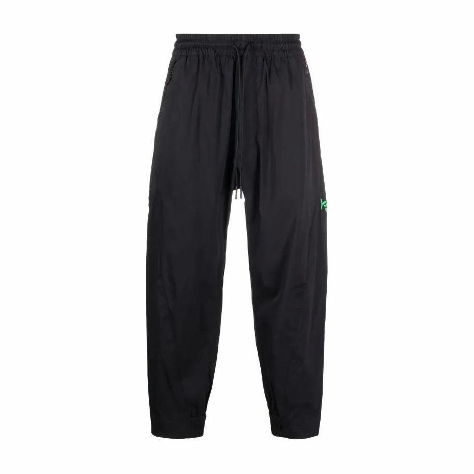 Y-3 Logo Tapered Sweatpants Black