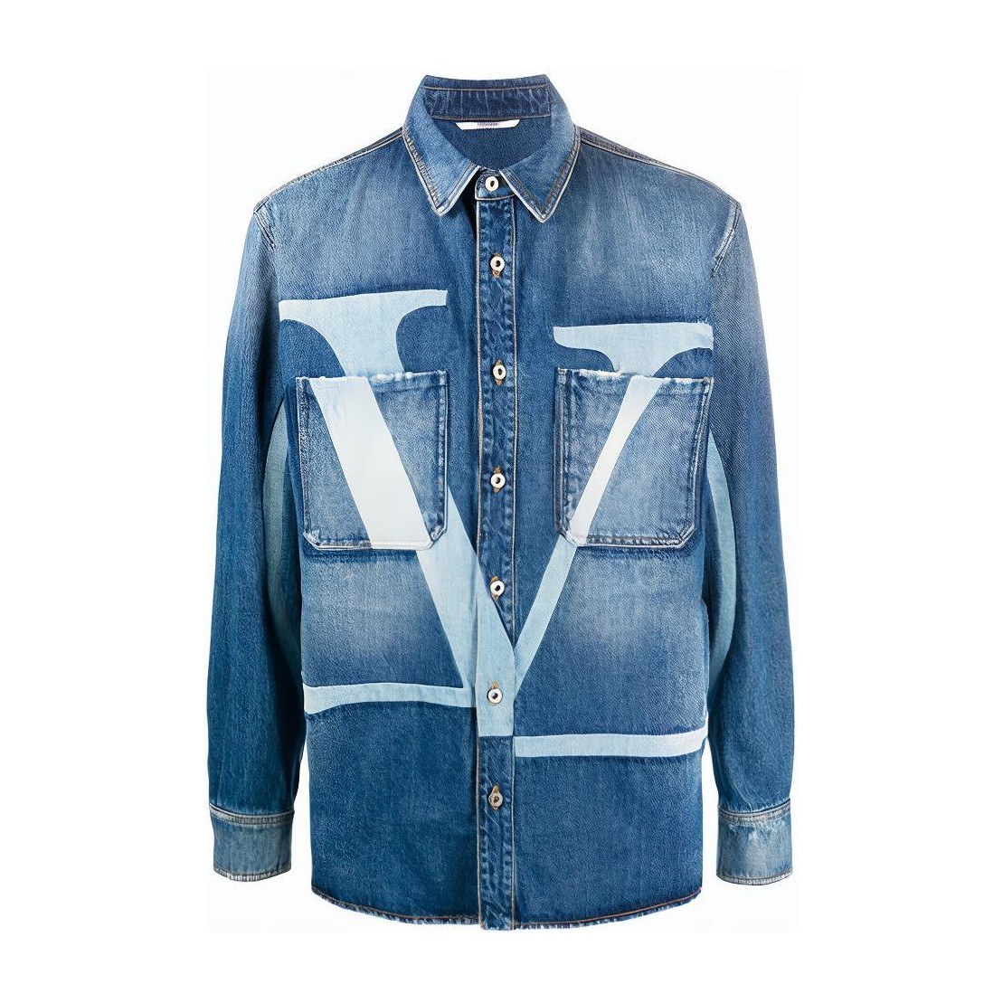 Valentino FW21 Denim Jacket Blue