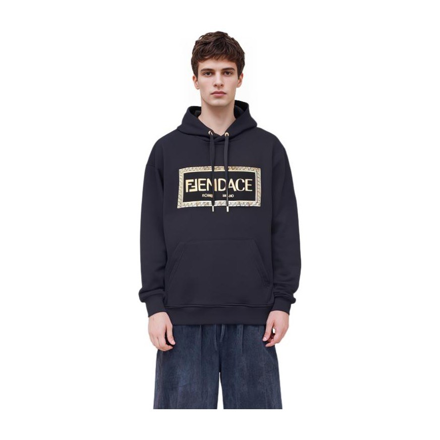 Fendi x Versace SS22 Hoodie Black