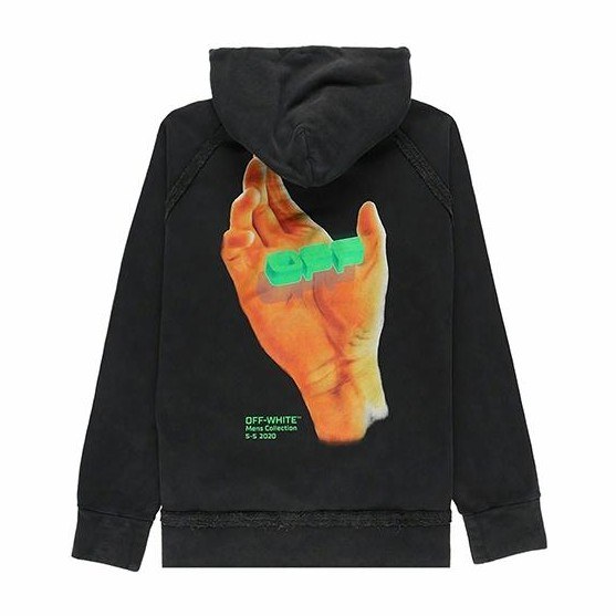 OFF-WHITE SS20 Hand Logo Hoodie