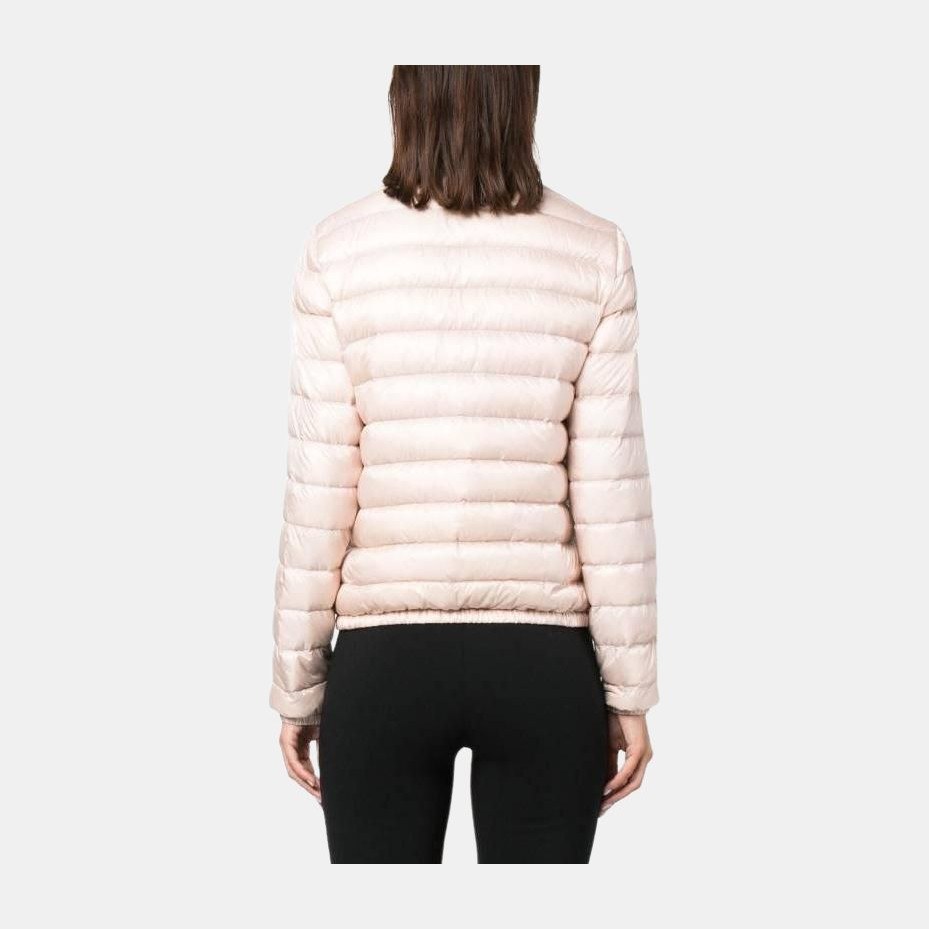 Moncler SS23 High Neck Zip Pocket Down Jacket Pink