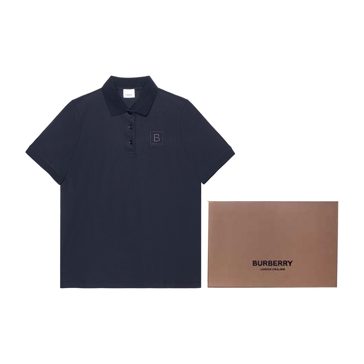 Burberry Polo Shirt Navy