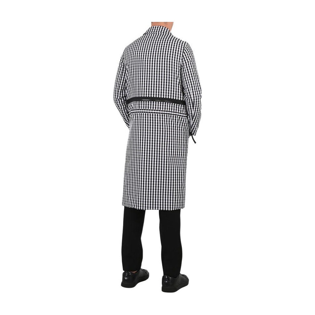 Burberry Trench Coat Black White