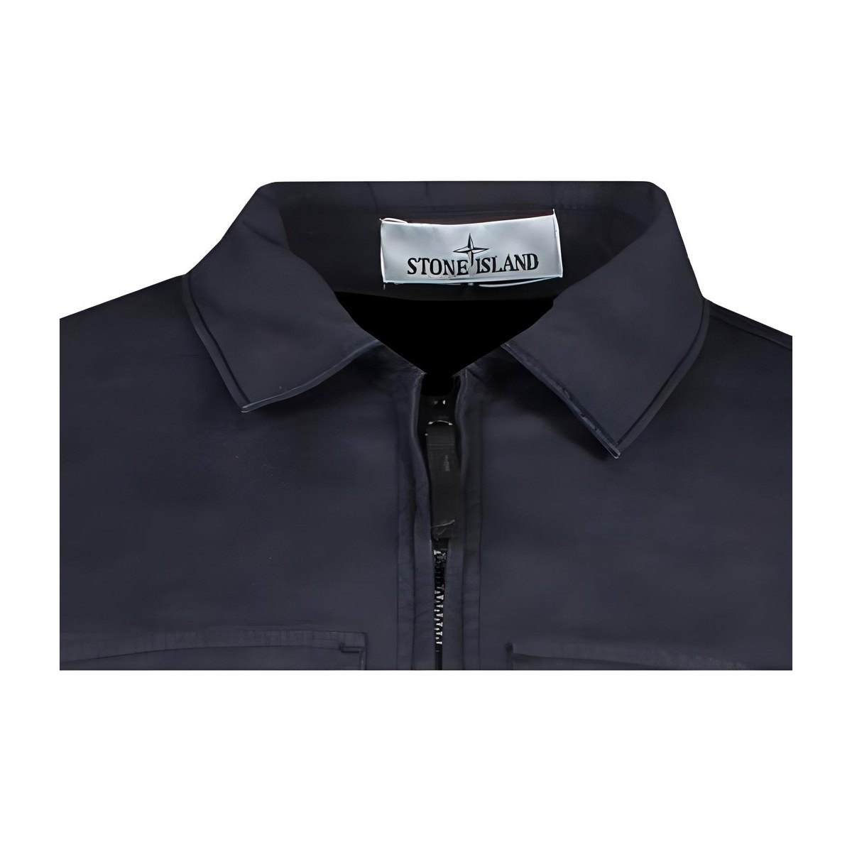 Stone Island SS23 Zip Pocket Shirt Jacket Navy