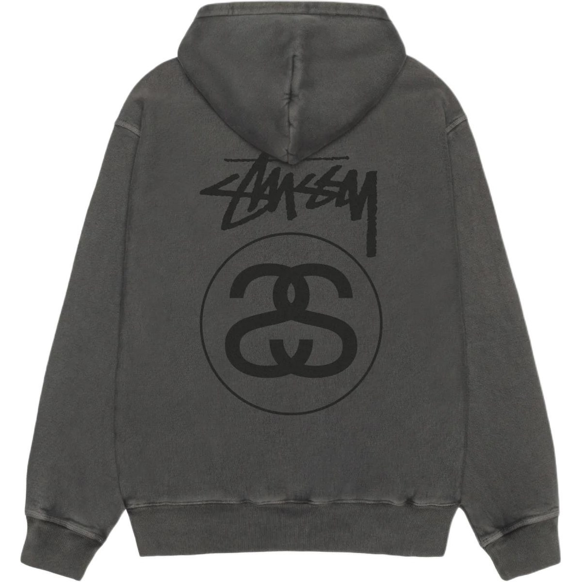 Stussy FW25 Stock Link Zip Hoodie Pigment Dyed