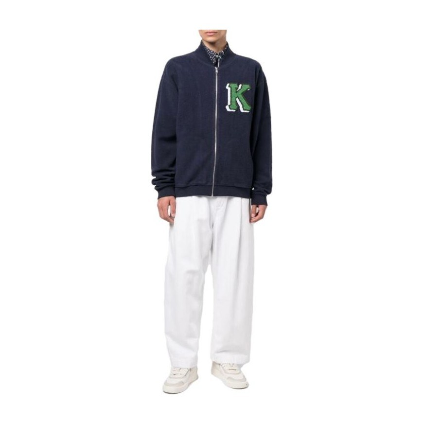 KENZO Logo Embroidered Zip Jacket